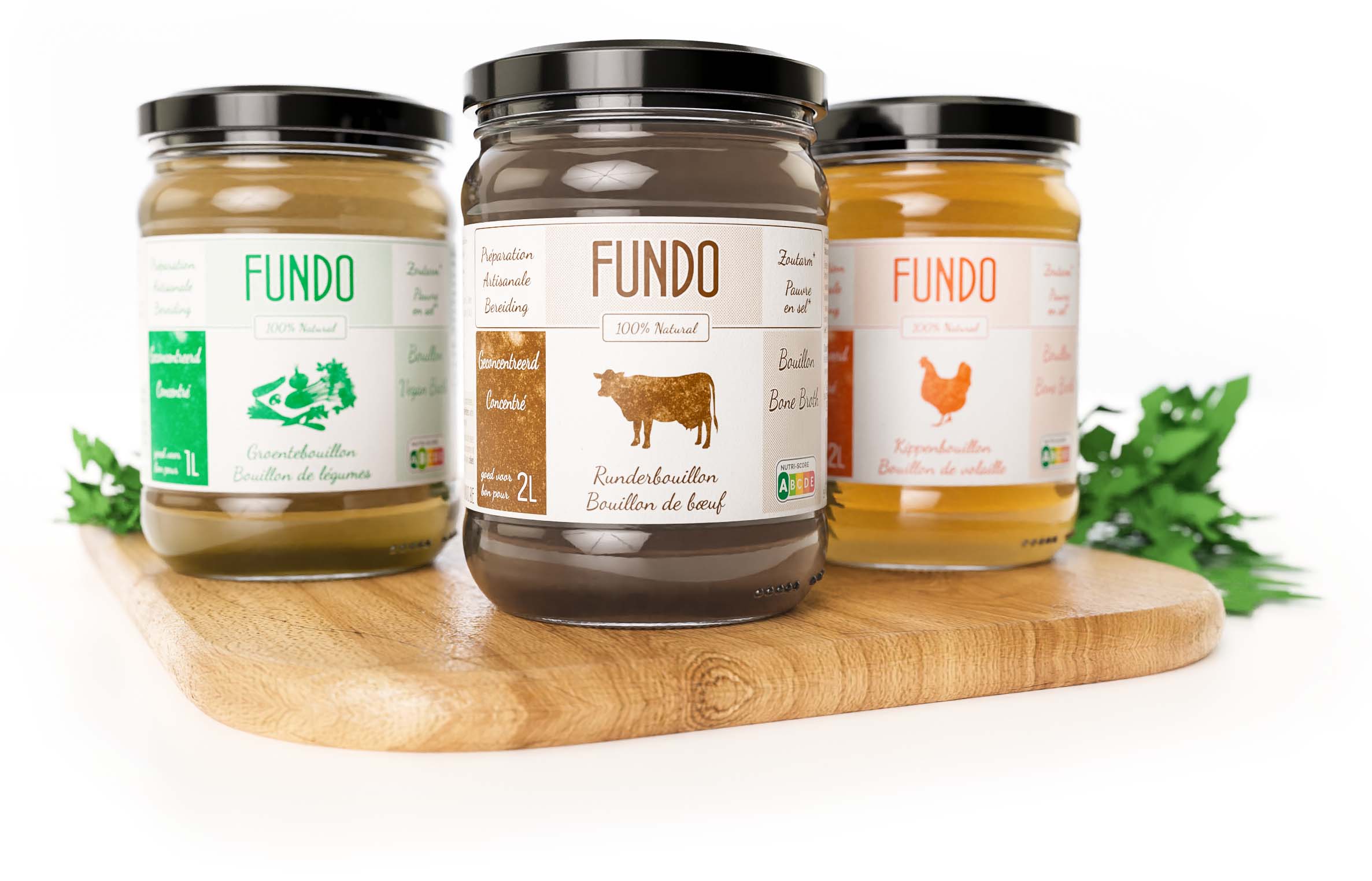 Bouillon maken we bij Fundo net zoals jij dat thuis doet. Dat smaakt!